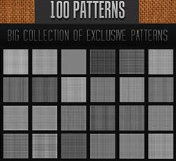PS图案－100个迷你抽丝：100 Mini Pattern Collection 4